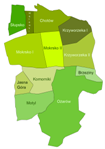 Gmina Mokrsko - podział na sołectwa